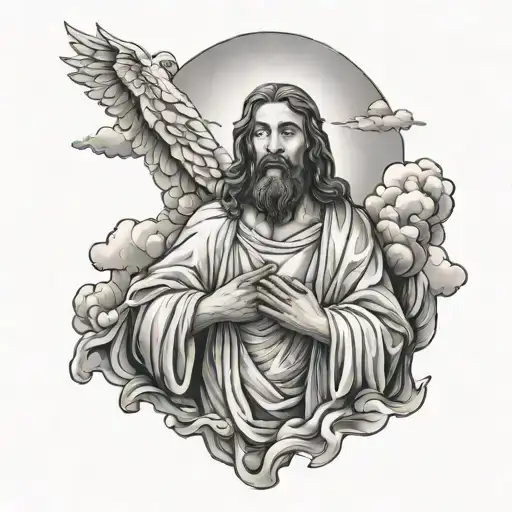 Jesus Christ Taking Us To Heaven