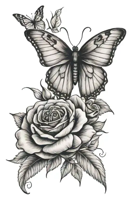 Rose Butterfly