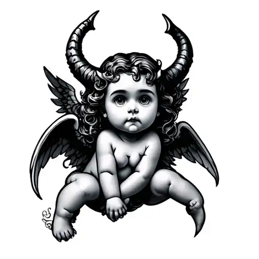 Cute Sexy Devil Cherub Angel