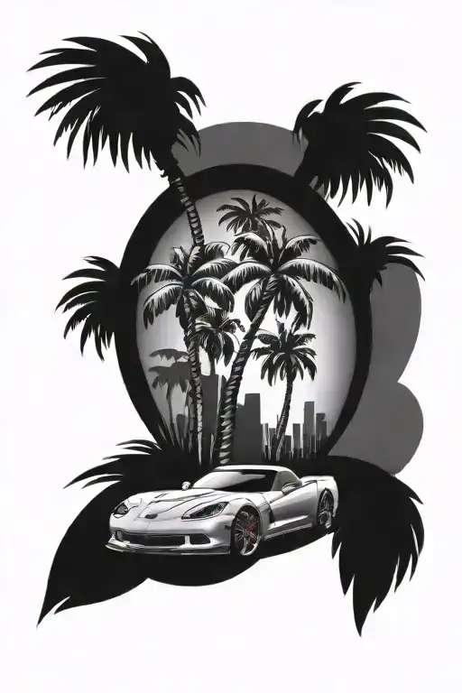 Palm Tree Family Corvette Strength