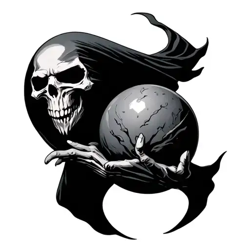 Soa Reaper Holding Sphere With Two