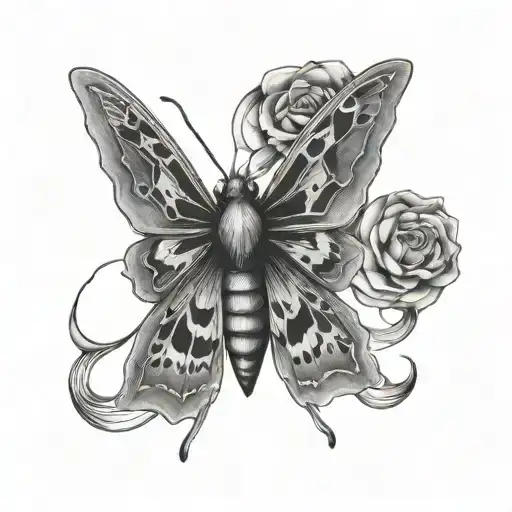 A Moth Leading You Out Of Darkness And Into The Light