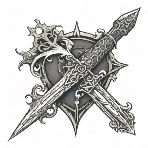 Rapier Sword Dark Twisted Darksouls