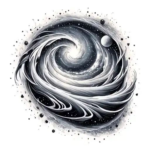 Space Milky Way Swirling Forearm