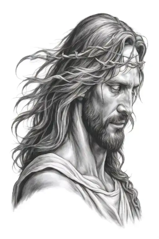 Hyper Realistic Portrait Of Jesus Christ