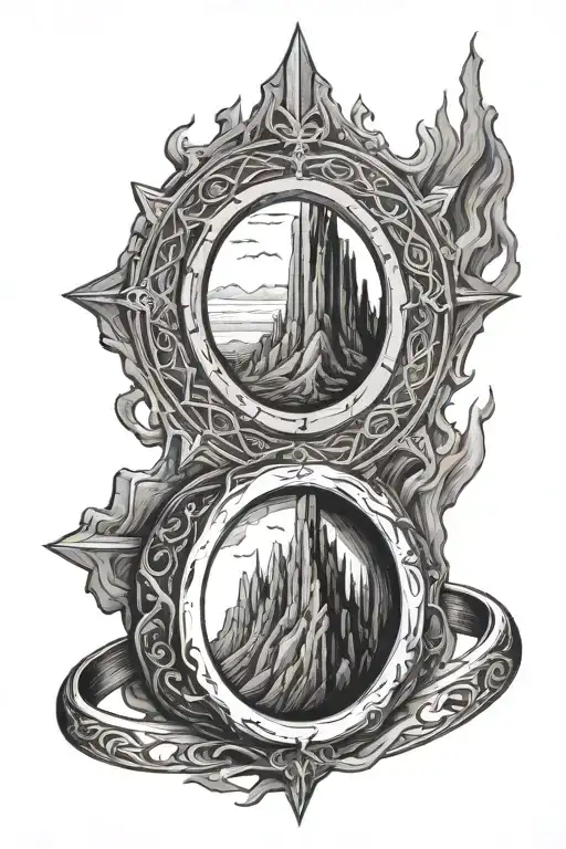 Ring Of Power Over Mordor