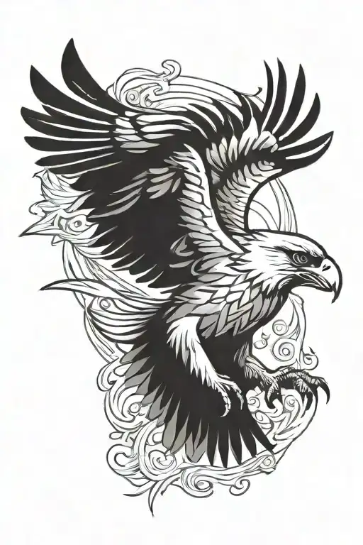 Sparrow Eagle Soaring