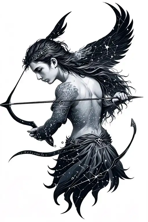 The Archer Sagittarius Constellation