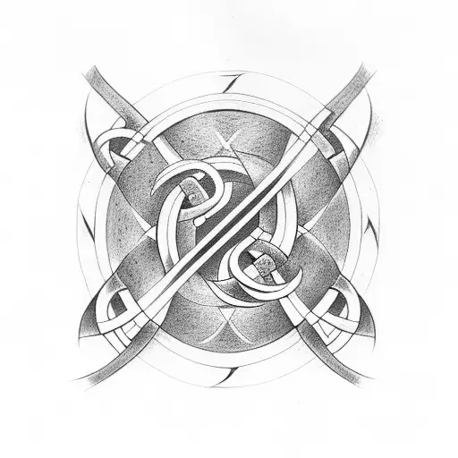 Double Infinity Symbol On Right Forearm