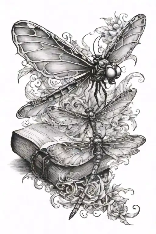 The Dragon Flies Out Of The Book