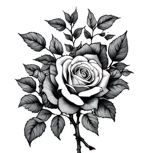 Vine Of Roses Growing