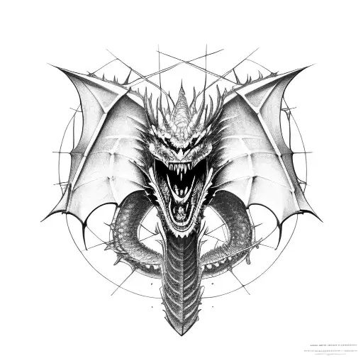 Dragon Fighting Cyborg