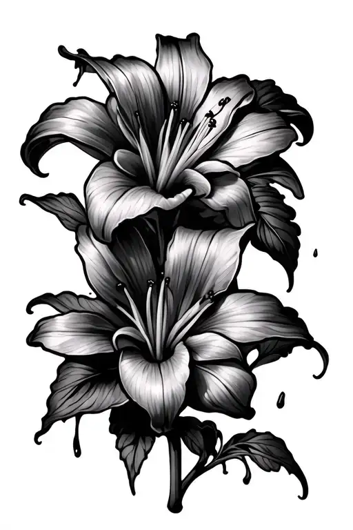 Tiger Lilly With Pedals Falling Off