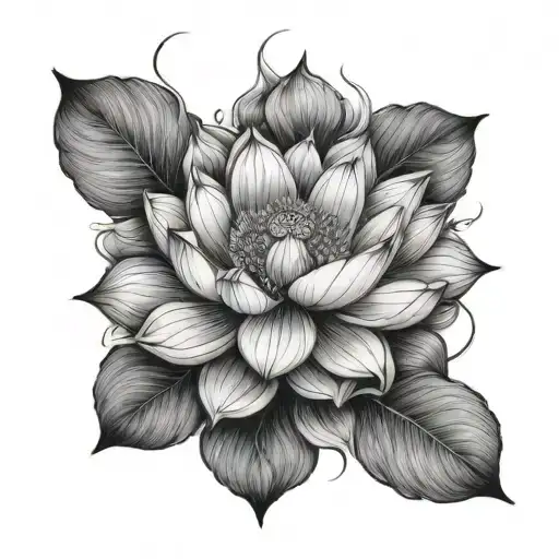 Lotus Flower Bloomingp And A Ratchaphruek