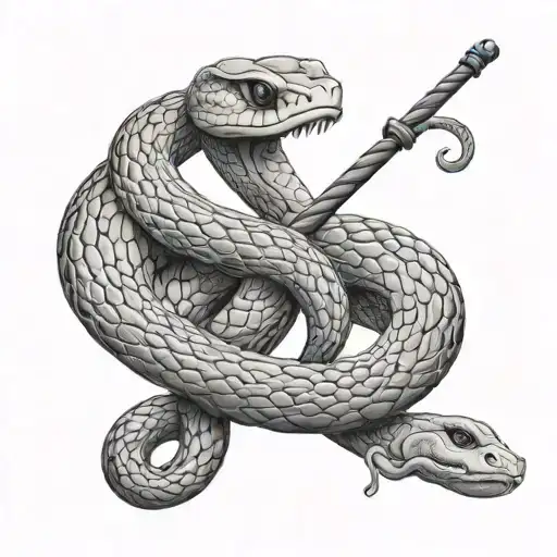 Snake On A Rod