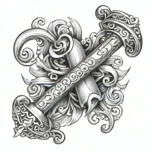 Iron Sharpens Iron In A Scroll Wrapped