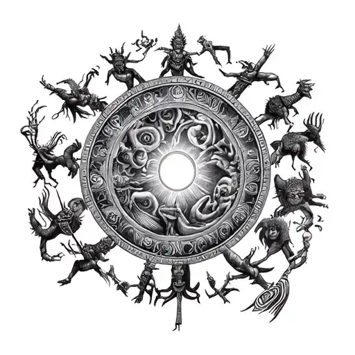 All The Gods In A Circle