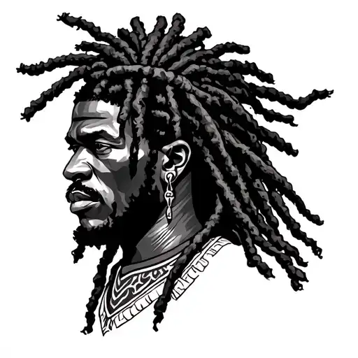 Dreadlock Jamaican Warrior