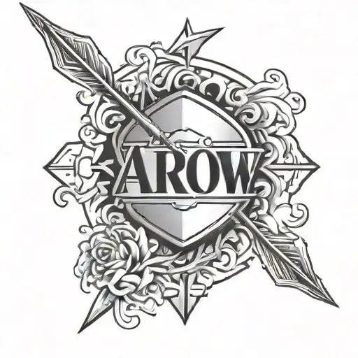 Arrow With Name Zj