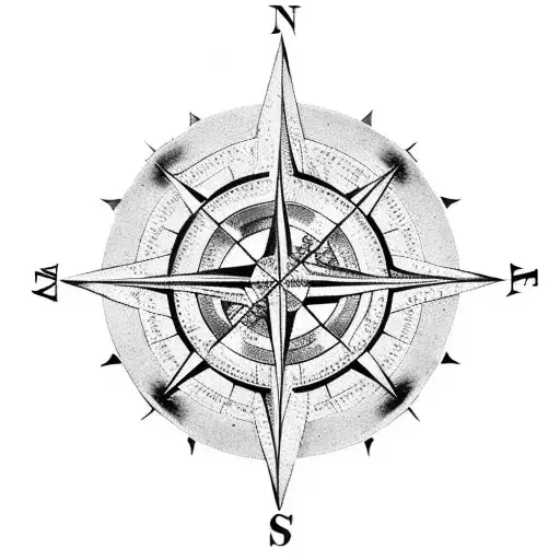 Pirate Chart Compass Birthdate Children