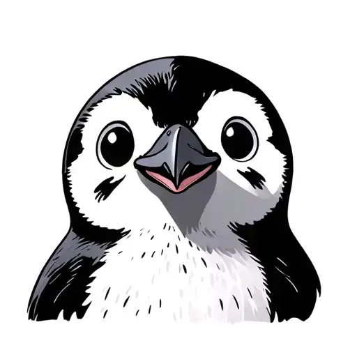 Penguin Blowing A Kiss