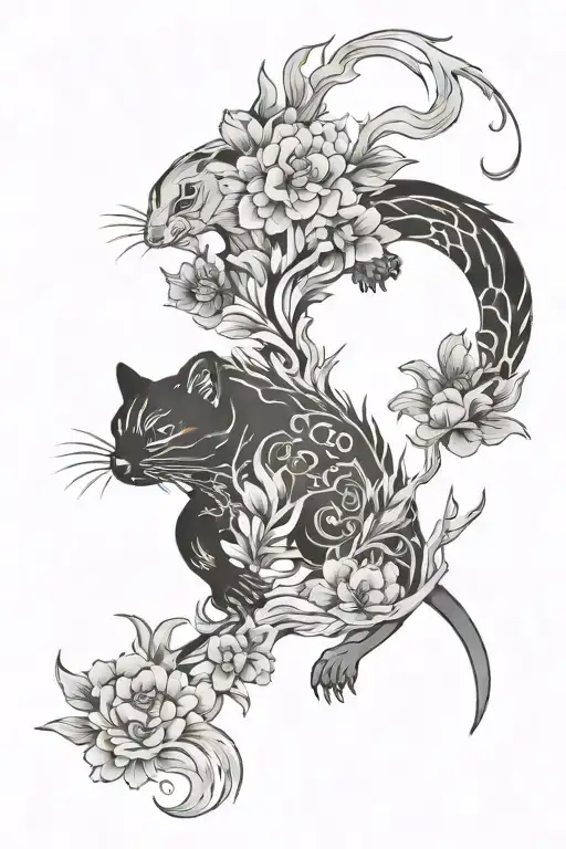 Japanese Animal Silhouettes