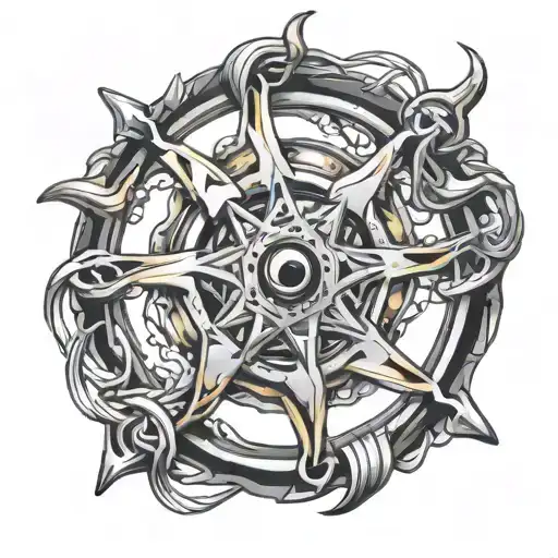 Mountain Bike Wheel Made Of Intertwined Fishing Hooks