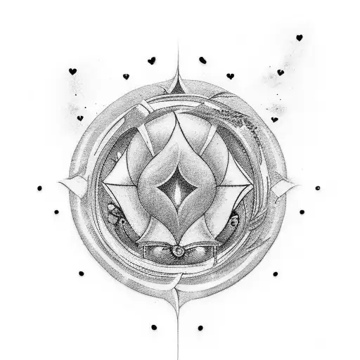 A Tattoo Design Symbolizing The Love For Your 3 Daughters With A Touch Of Drifting Elements