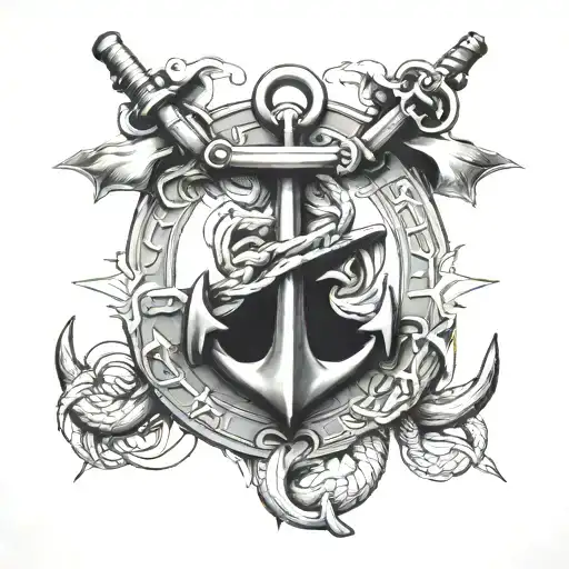 Navy Medic Anchor Cadusa