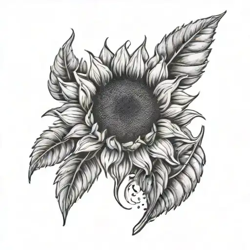 Sunflower With You Are My Sunshine Written Underneath