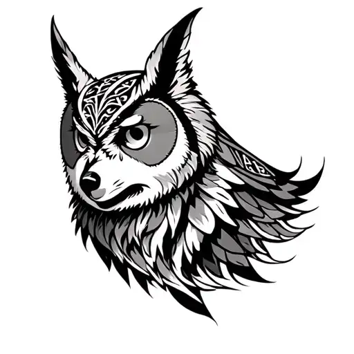 Nordic Owl Wolf