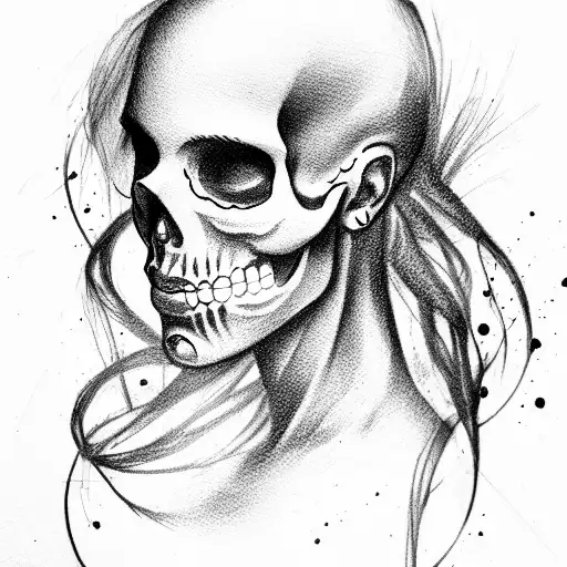 Dark Skull Woman