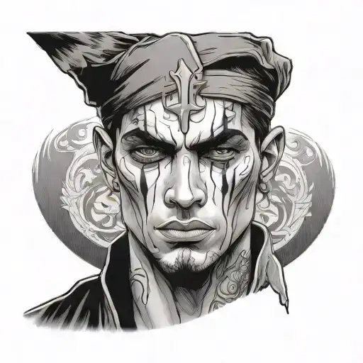 Gerald Of Rivia With A Scar Over Right Eye