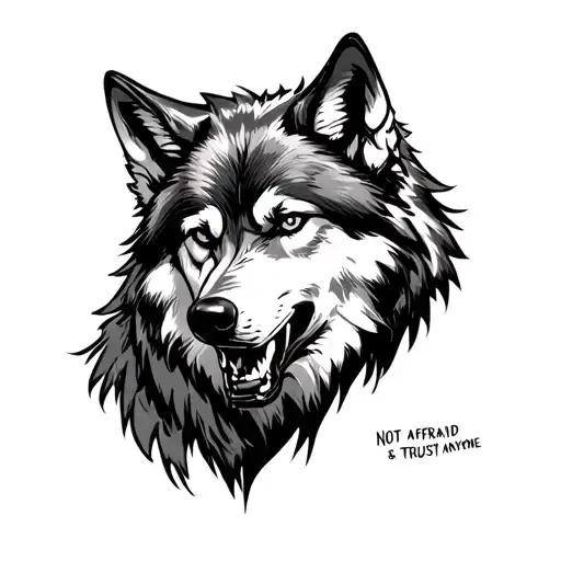 Lone Wolf Not Afraid Of Anything And Doesn't Trust Anyone