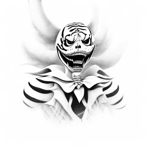 Jack Skellington Riding A Tiger