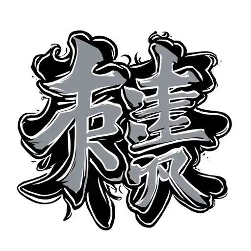 Chinese Letters With The Word