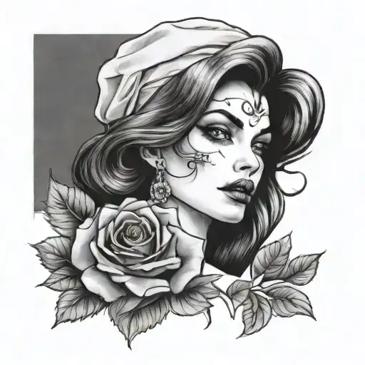 Brigitte 1963-2024 With A Rose