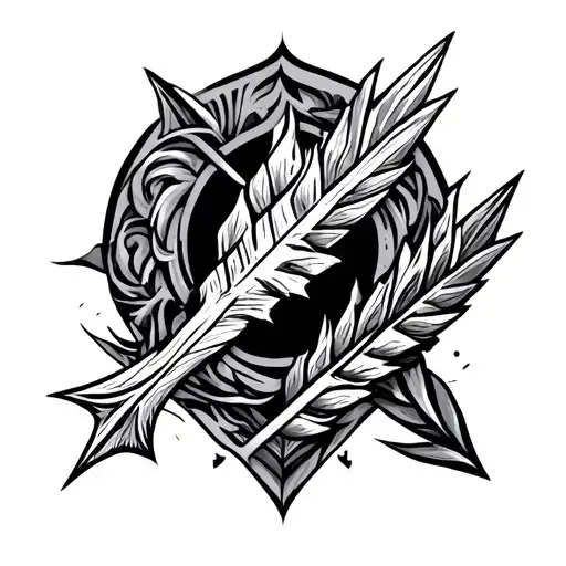 Mythological Arrow Forearm Sleeve