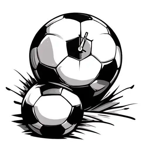 Soccer Ball With Clock