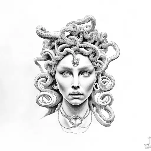 Medusa And The Goddess Themis