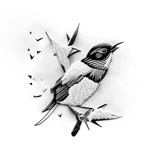 Bird Embroidery Scissors