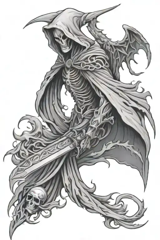 Grim Reaper Angel Pheonix