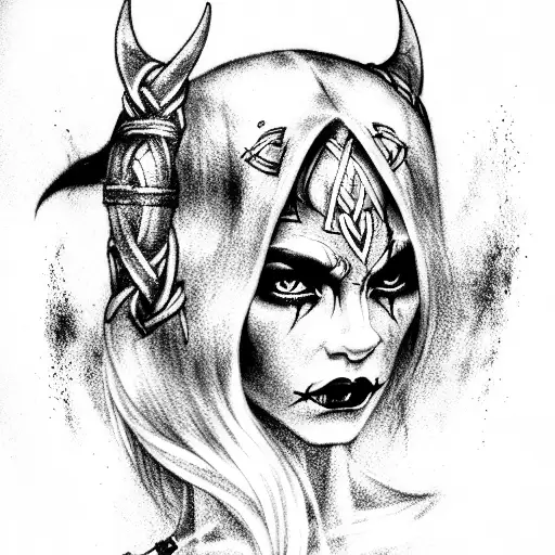 Dark Viking Woman