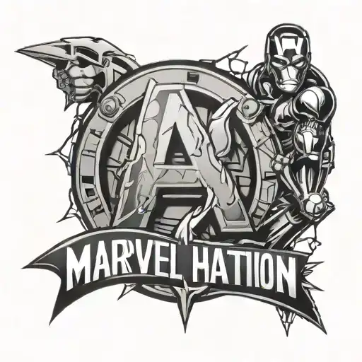 Marvel Logo And Construction Logo