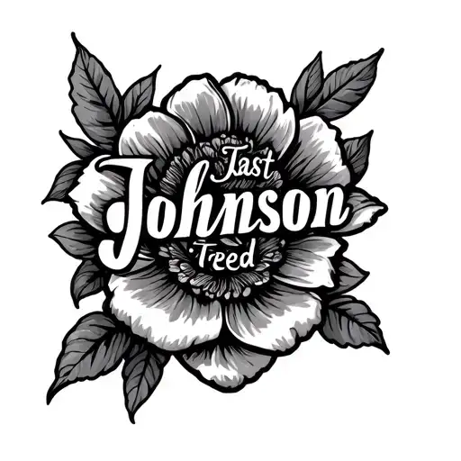 The Last Name Johnson Tattooed For A Female