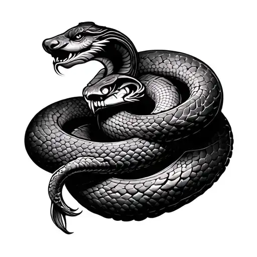 Shiva Trishul With Snake And Damru