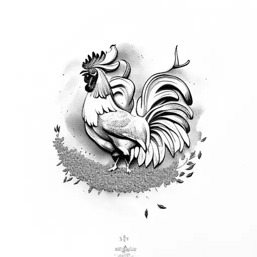 Rooster With Herbs