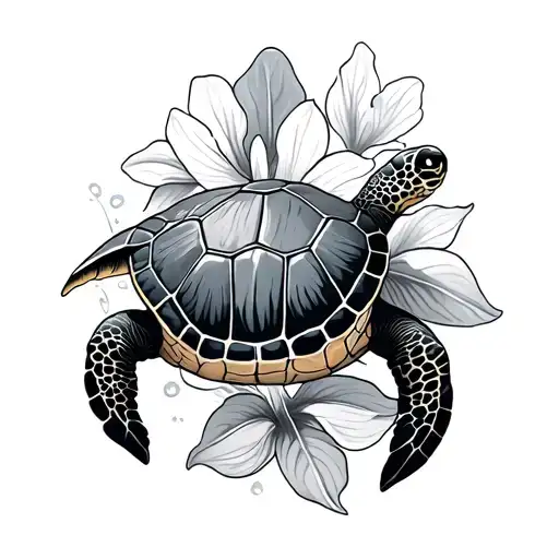 Sea Turtle Orchid Mountains