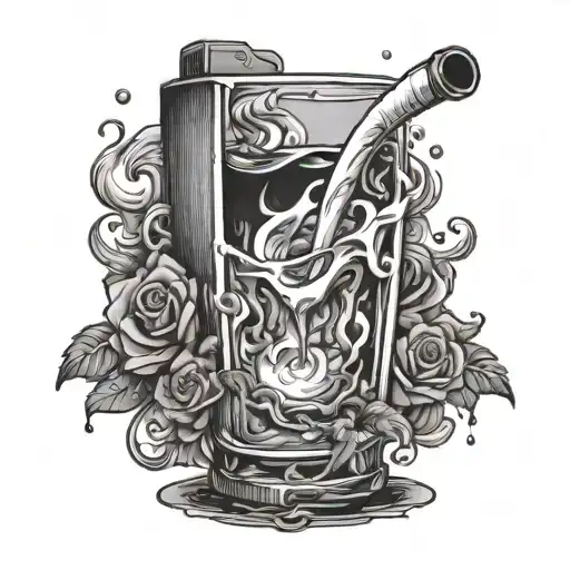 Now Lighting New Cigarette Pouring New Drink It Has Been A Beautiful Fight Still Is