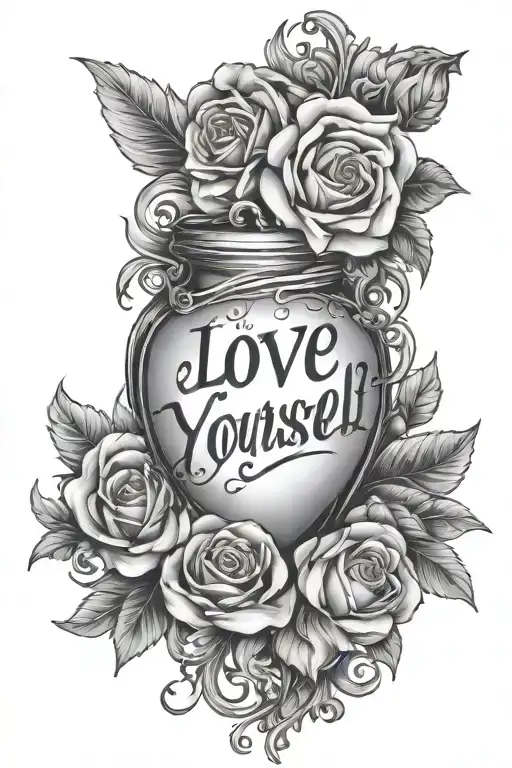 Love Yourself Design For Men